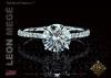 Round Diamond Solitaire Ring by Leon Megé Round Diamond Solitaire Ring by Leon Megé